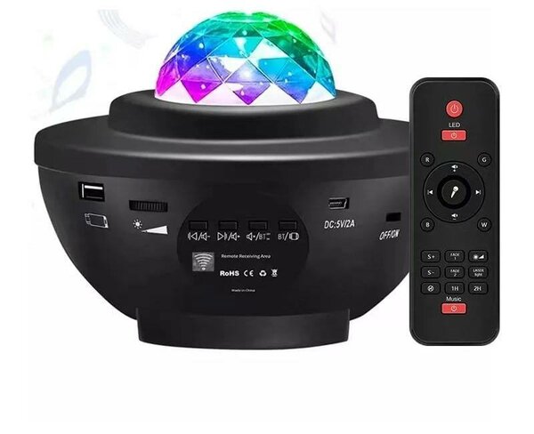 Colourful projector starry light