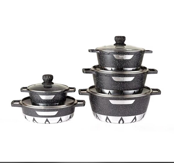 Set de Batterie de Cuisine 10 pcs