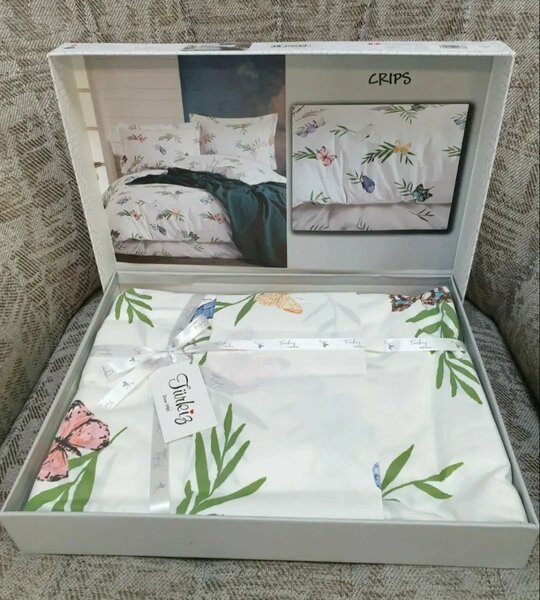 Постельное белье в красивой подарочной упаковке Turkiz