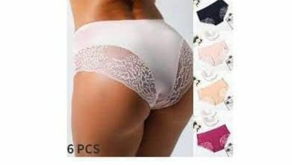 Slip en coton dentelle