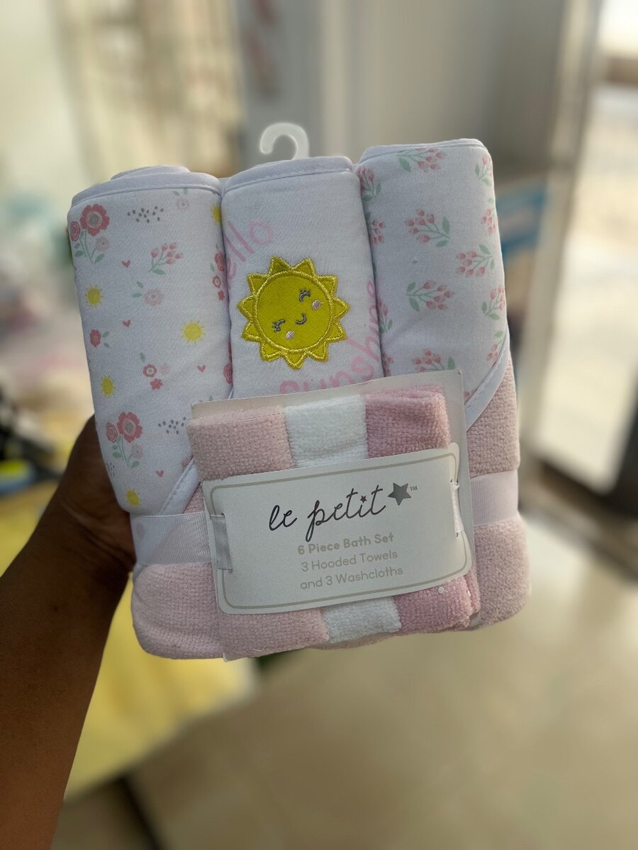 Baby towels and wash clothes