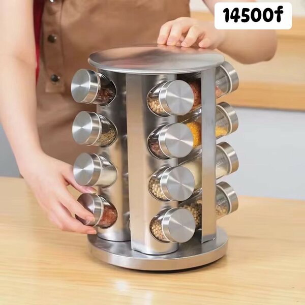 Carrousel à épices rotatif