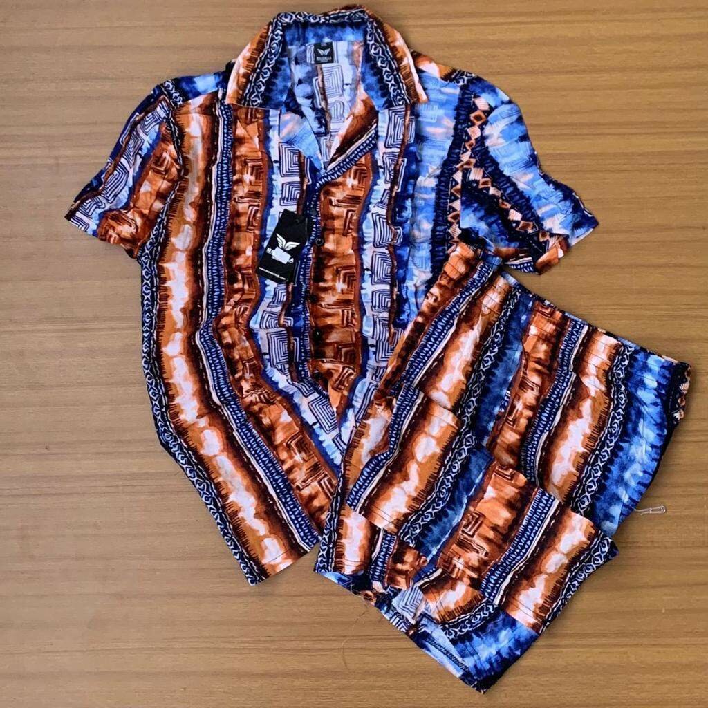 Fashion top and down shorts