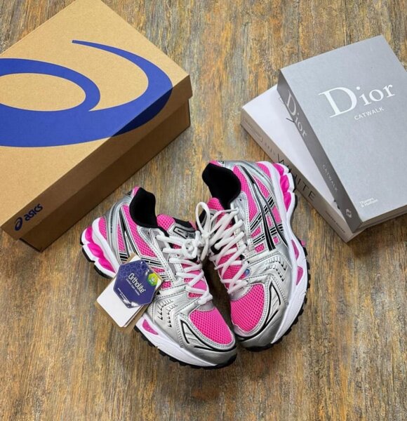 Chaussures de running Asics rose