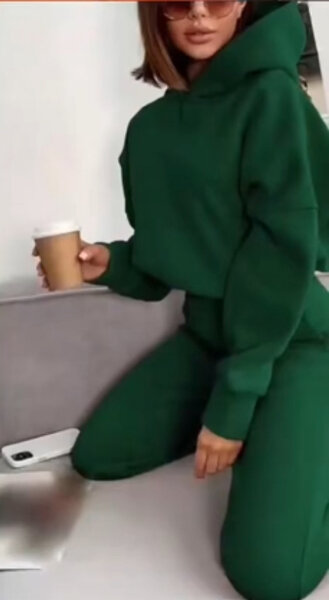 Ensemble de survêtement vert chic