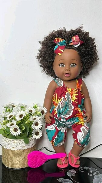 Poupée en tissu africain