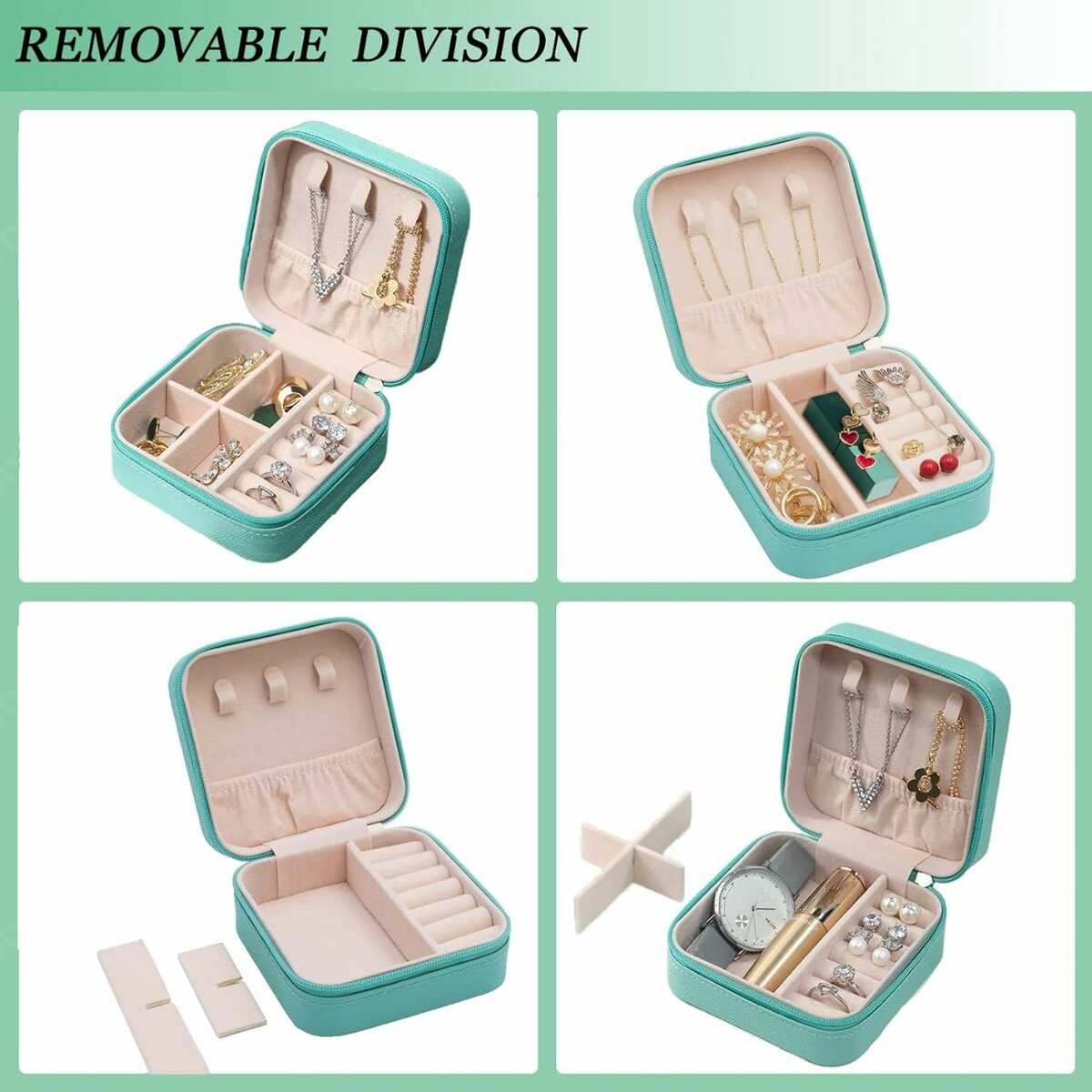Mini Portable Jewelry Organizer Box