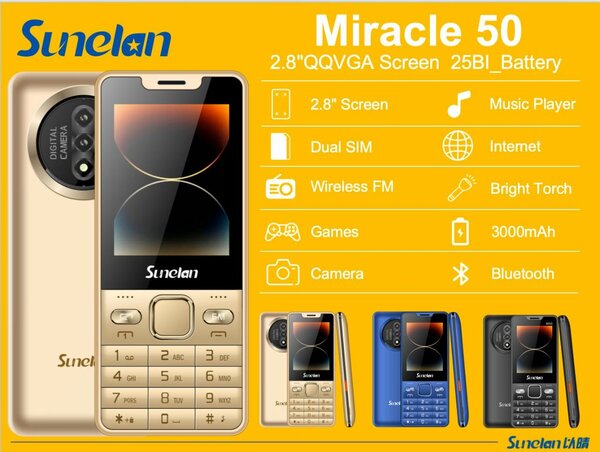 Téléphone Sunelan Miracle 50