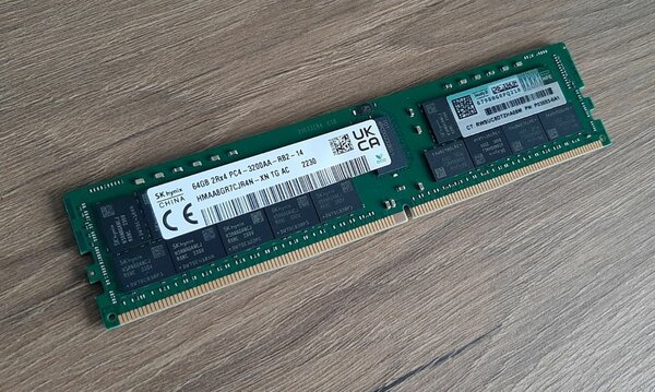 Mémoire RAM Serveur 64Go DDR4