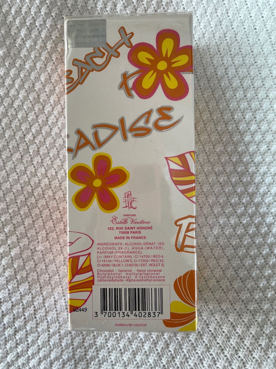 Paradise Beach perfume