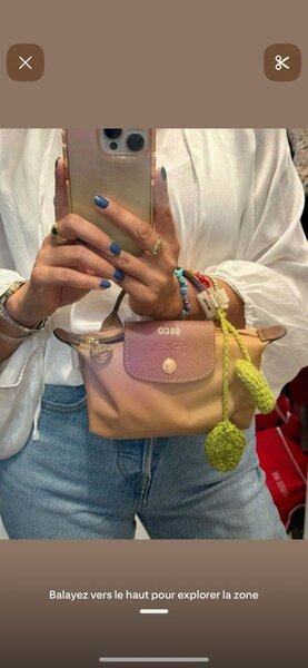 Sac à main mini longchamp