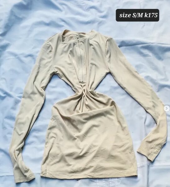 Stylish women's dress white