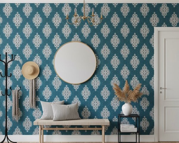 papier peint damassé