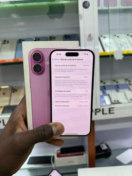 IPHONE 16 128 G CE ROSE