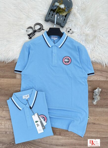 Polo bleu pour hommes