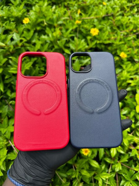 Coque MagSafe similicuir