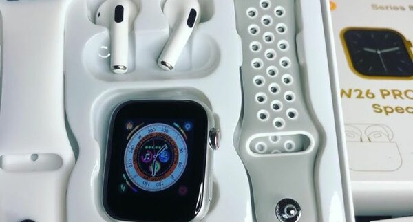 MONTRE CONNECTÉE +AIRPOD PRO 5+ 2 BRACELETS