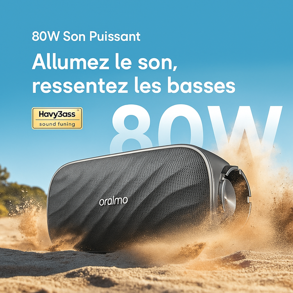Oraimo Enceinte Bluetooth Puissante