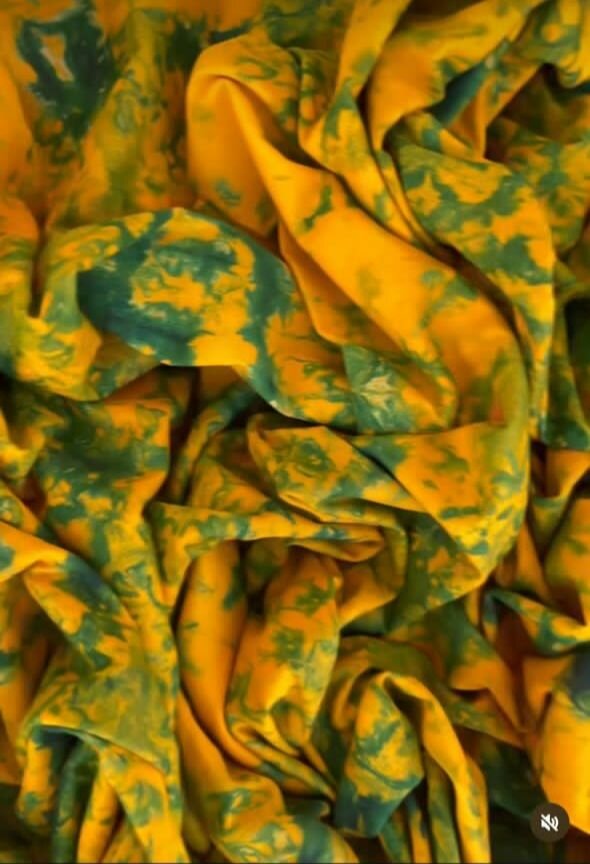 Beautiful hand dyed fabric
