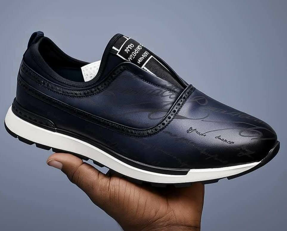 Sneakers noirs en cuir