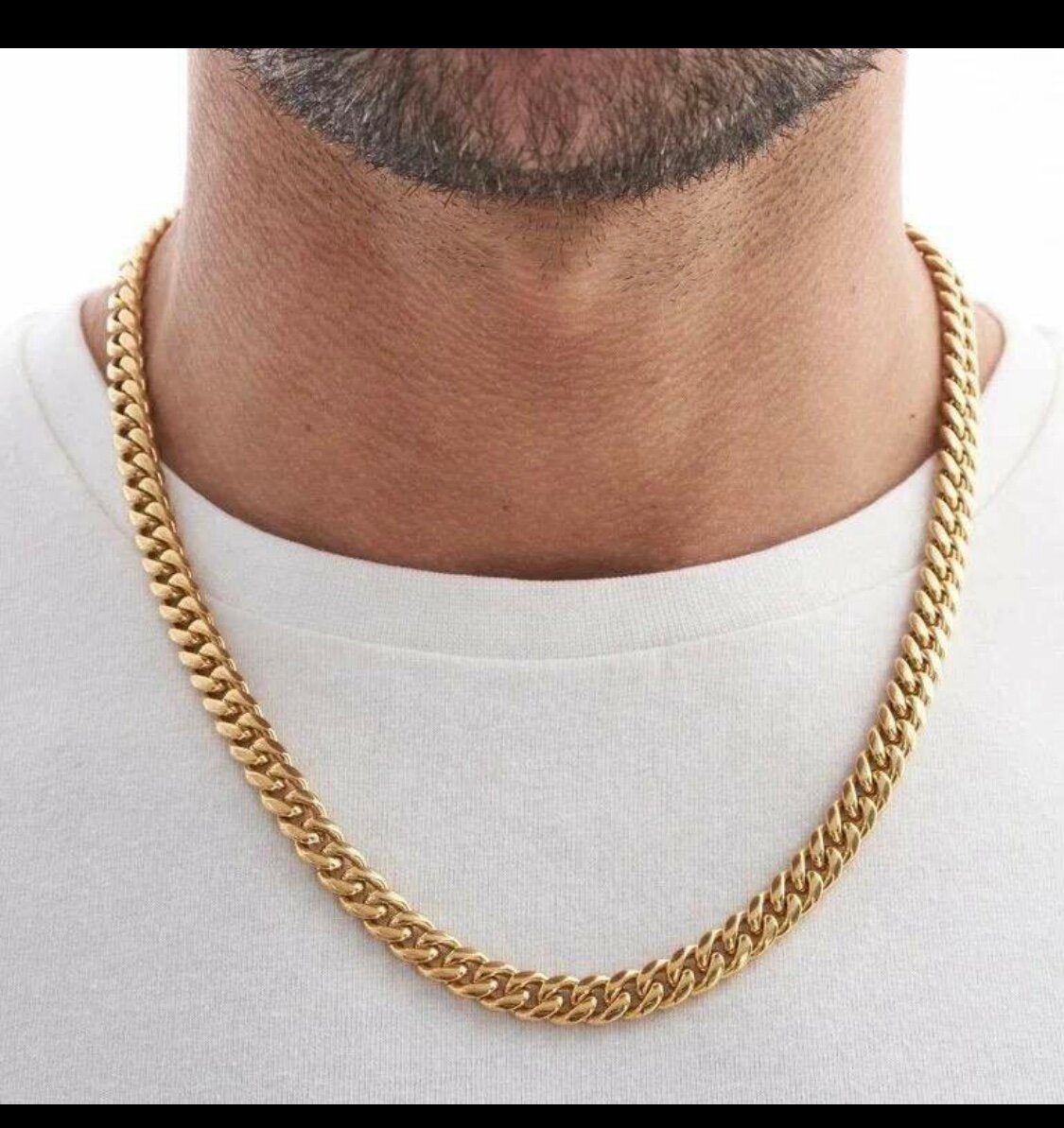 Chaîne de Cou Homme en Acier