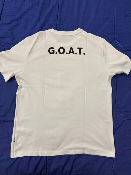 T-shirt BOSS G.O.A.T. blanc