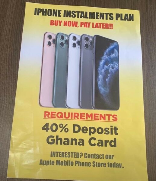 Installment plan for iPhones