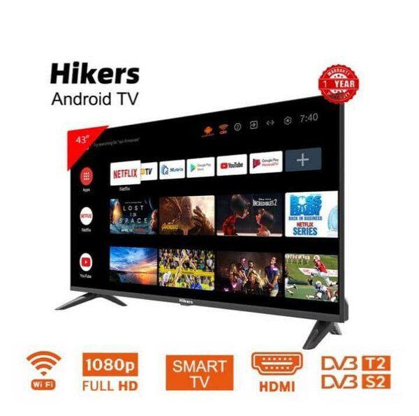 Hikers 43" inches Frameless Smart Android LED TV