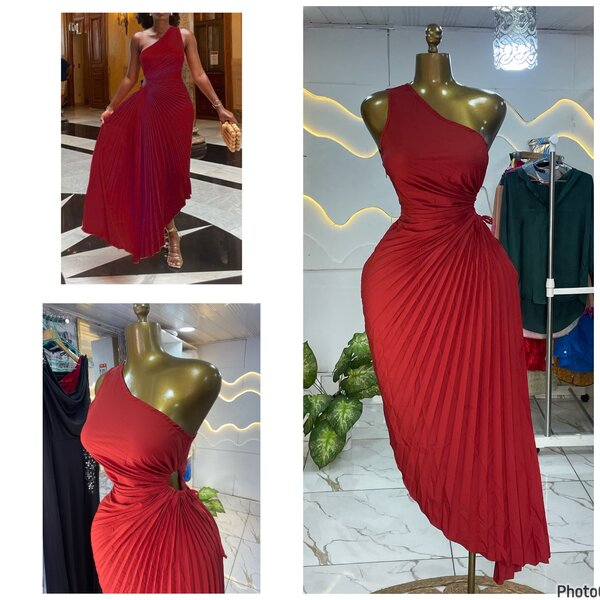 Robe Asymétrique Élégante Femme