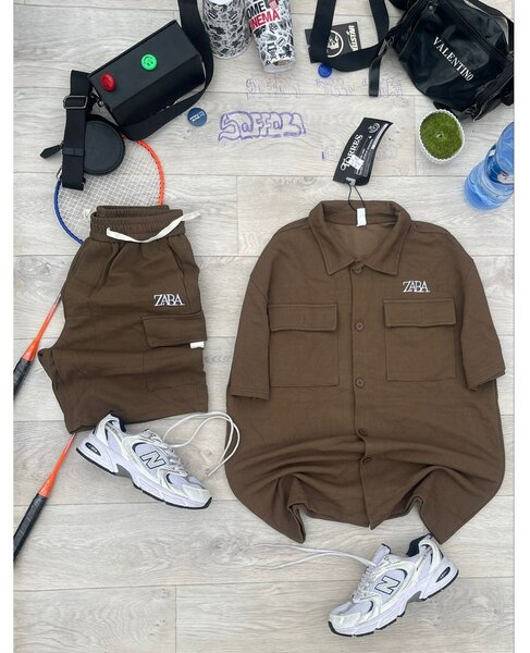 Survêtement marron tendance