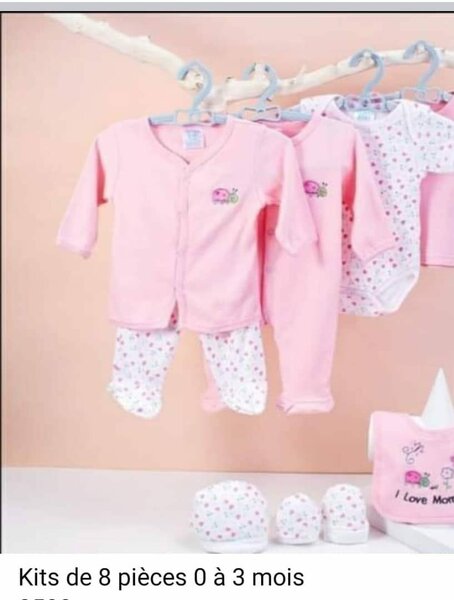Kit naissance 8 pièces 0-3mois