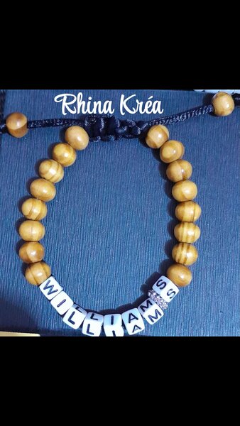 Bracelet en perles personnalisé