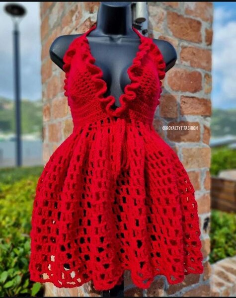 Robe crochet bohème chic