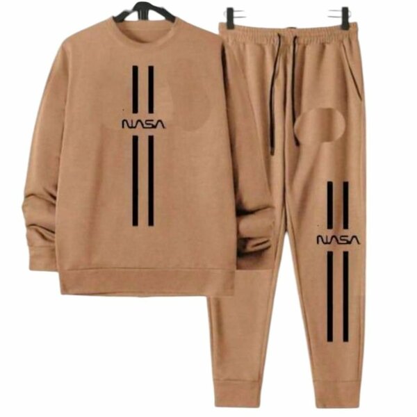 Men's Printed Sweater Track Suit