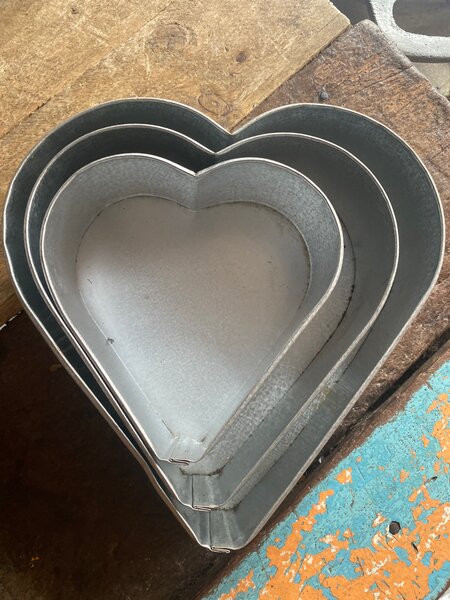Moules à gâteau en forme de cœur
