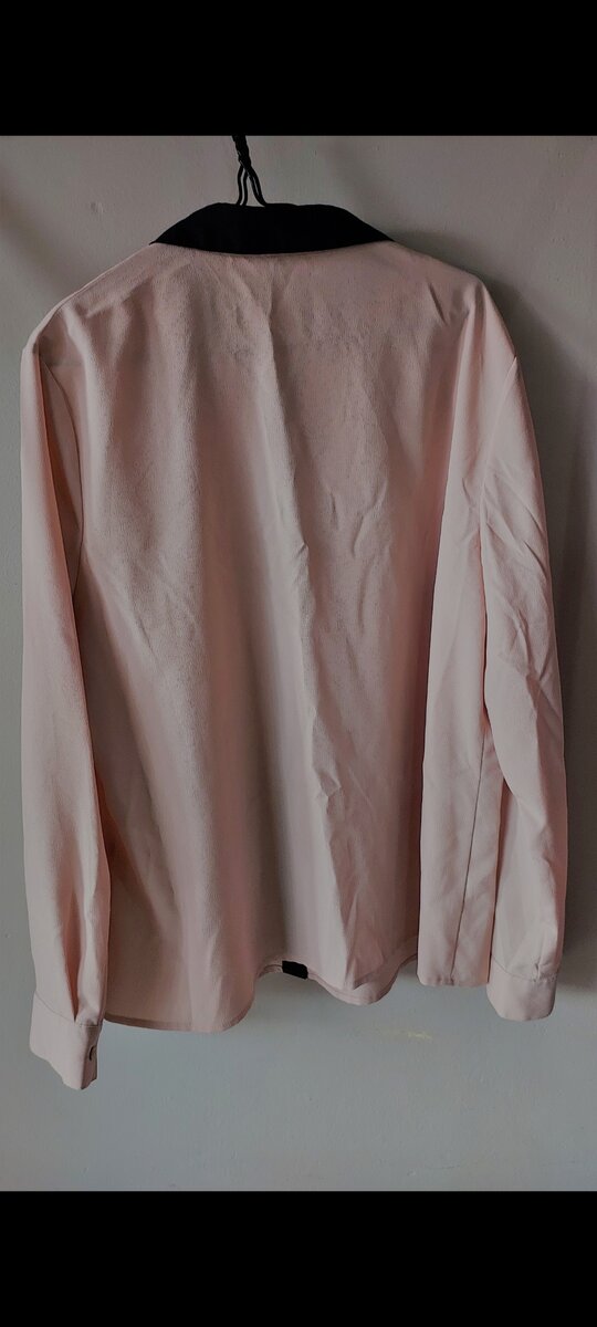 Pink Button Down Blouse