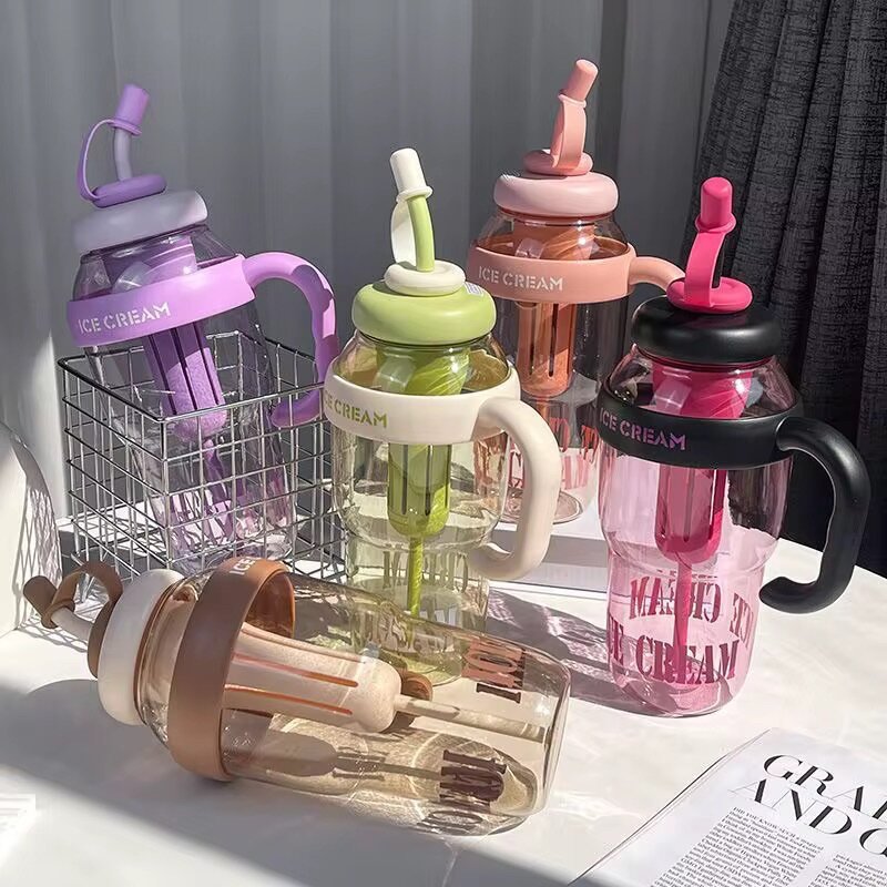 Grande bouteille à paille