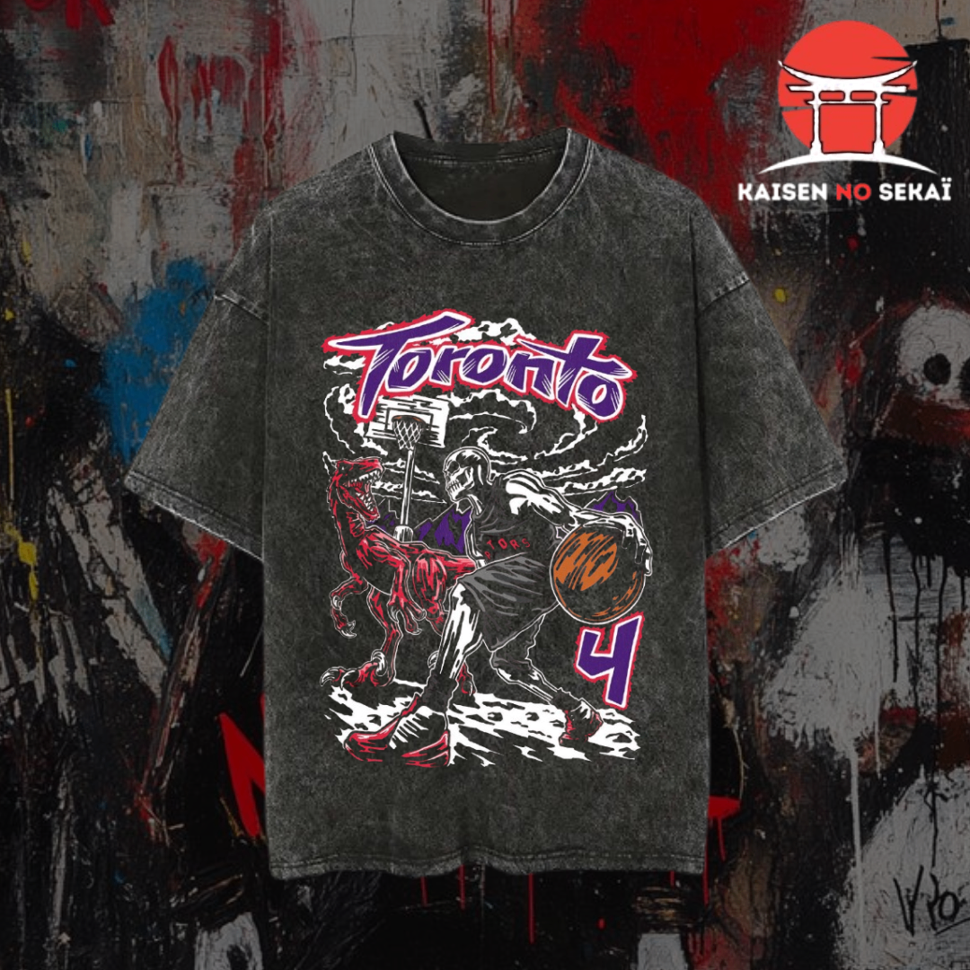 T-shirt graphique rétro urbain