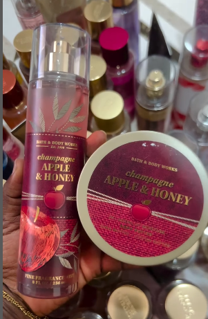 Perfume mist  Champagne apple and honey