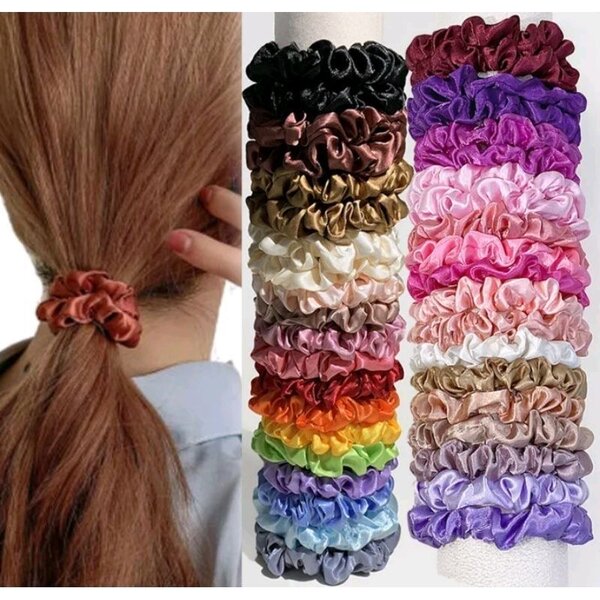 Élastiques Cheveux Satin