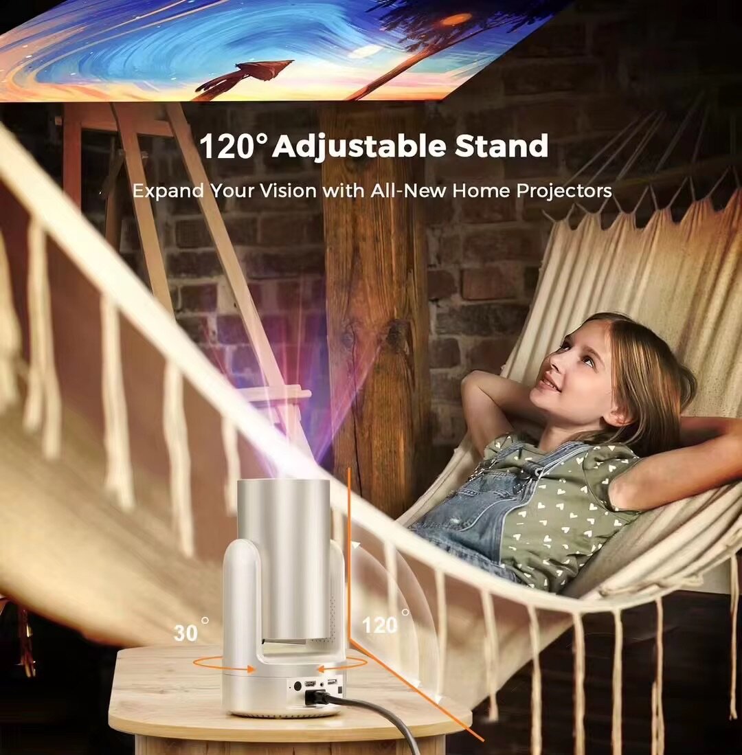 Projecteur Rechargeabl4K Wifi