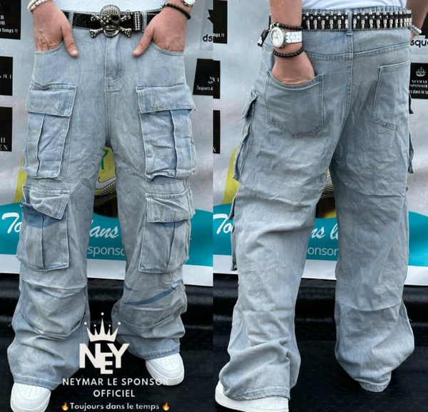 Jeans cargo décontractés