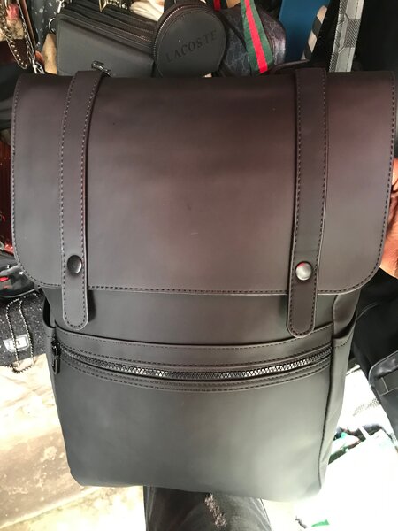 en cuir urbain imperméable