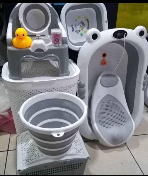 Ensemble baignoire pliable