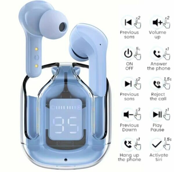 Écouteurs Bluetooth Max - Bleu