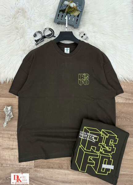 T-shirt en coton noir homme