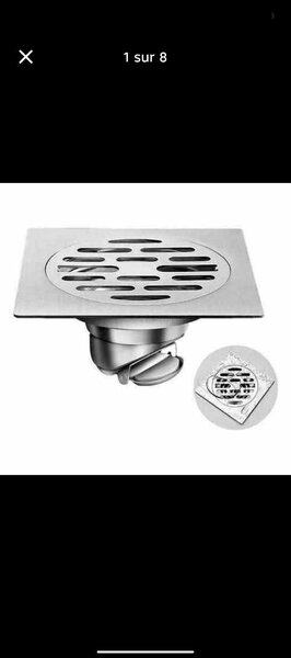 Siphon de sol en acier inoxydable