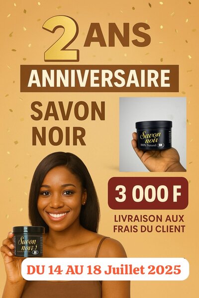 Savon Noir Pur Naturel