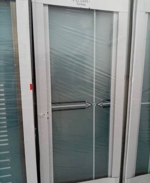 Glass bathroom doors