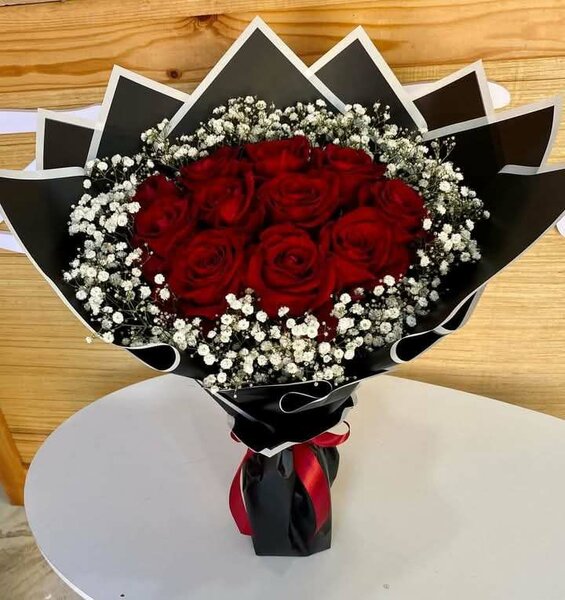 Bouquet de roses rouges